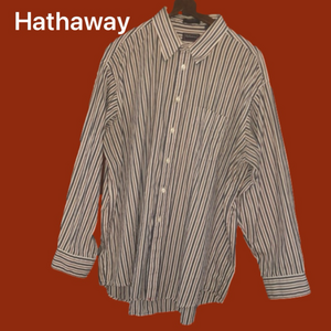 Hathaway (18-35 BIG) Striped Men’s Dress Shirt